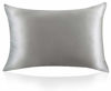 Picture of ZIMASILK 100% Mulberry Silk Pillowcase for Hair and Skin Health,Both Side 19 Momme Silk,1pc (Standard 20''x26, Dark Grey)