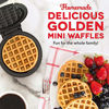 Picture of Dash DMW001WH Machine for Individual, Paninis, Hash Browns, & other Mini waffle maker, 4 inch, White