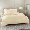 Picture of Nestl Duvet Cover 3 Piece Set - Ultra Soft Double Brushed Microfiber Hotel Collection - Comforter Cover with Button Closure and 2 Pillow Shams, Cream - Full (Double) 80"x90"