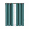 Picture of NICETOWN Bedroom Curtain Panels Blackout Draperies, Thermal Insulated Solid Grommet Blackout Curtains/Drapes (Sea Teal, One Pair, 29 by 45-Inch)