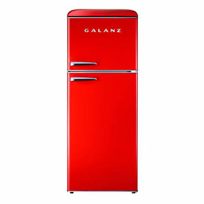 Picture of Galanz GLR10TRDEFR Retro Refrigerator, 10.0 Cu Ft, Red