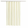 Picture of Fabric Shower Curtain or Liner with Magnets - Hotel Quality, Machine Washable, Water Repellent - Sand, 72x72