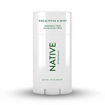 Picture of Native Deodorant - Natural Deodorant for Women and Men - Vegan, Gluten Free, Cruelty Free - Contains Probiotics - Aluminum Free & Paraben Free, Naturally Derived Ingredients - Eucalyptus & Mint