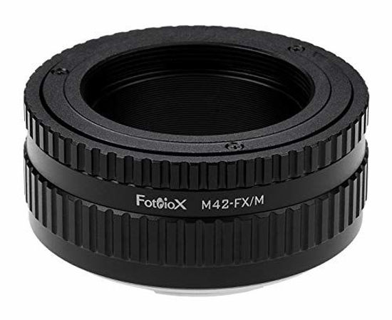 Picture of Fotodiox Lens Mount Macro Adapter Compatible with M42 Screw Mount SLR Lens on Fuji X-Mount Cameras