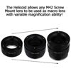 Picture of Fotodiox Lens Mount Macro Adapter Compatible with M42 Screw Mount SLR Lens on Fuji X-Mount Cameras