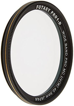 Picture of Fotasy 40.5mm Ultra Slim UV Protection Lens Filter, Nano Coatings MRC Multi Resistant Coating Oil Water Scratch, 16 Layers Multicoated 40.5mm UV Filter