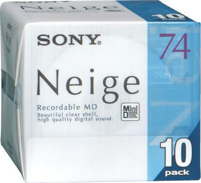 Picture of Sony Neige Series MiniDisk 74 Min 10 Pack Recordable MD