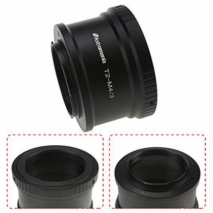 Picture of Astromania T T2 Mount for Olympus Panasonic M4 / 3 Cameras - Compatible with Olympus EP1, EP2, EPL1, Panasonic DMC-G1, DMC-GH1, DMC-GF1 Camera Bodies