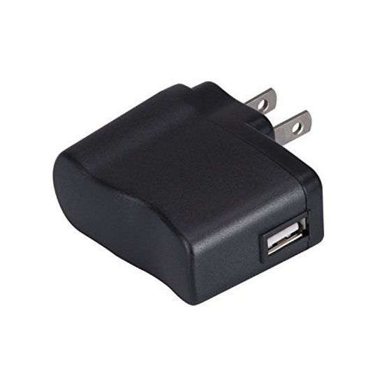 GetUSCart AGPTEK USB Wall Charger 5V 500mA for iPod Sony Walkmam SanDisk MP3 MP4 Player Fitness Tracker Fitbit Black