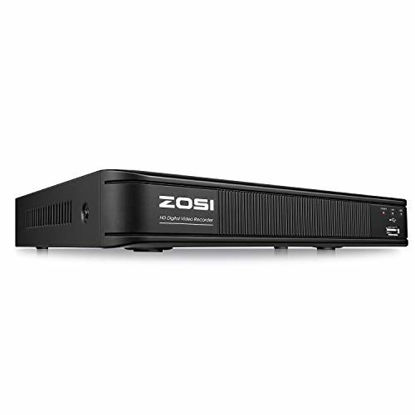Picture of ZOSI H.265+ 1080p Lite CCTV DVR 8 Channel, Remote Access, Motion Detection, Alert Push, Hybrid Capability 4-in-1(Analog/AHD/TVI/CVI) Security DVR Reorder for Home Surveillance Cameras (No Hard Drive)