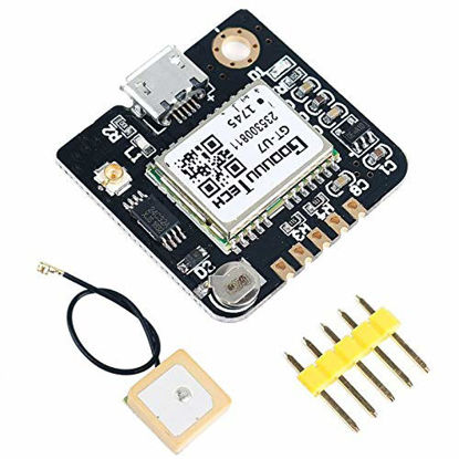 Picture of GPS Module GPS NEO-6M(Ar duino GPS, Drone Microcontroller GPS Receiver) Compatible with 51 Microcontroller STM32 Ar duino UNO R3 with IPEX Antenna High Sensitivity for Navigation Satellite Positioning