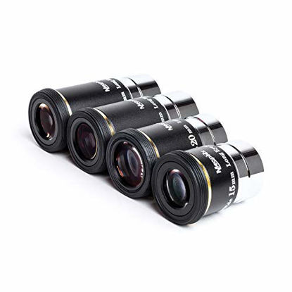 Picture of MEOPTEX 1.25" 6mm 9mm 15mm 20mm 66-Degree Ultra Wide Angle Eyepiece for Telescope (15mm)