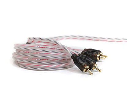 Picture of KnuKonceptz Bassik Twisted Pair RCA Cable 2 Channel 1 Meter RCA