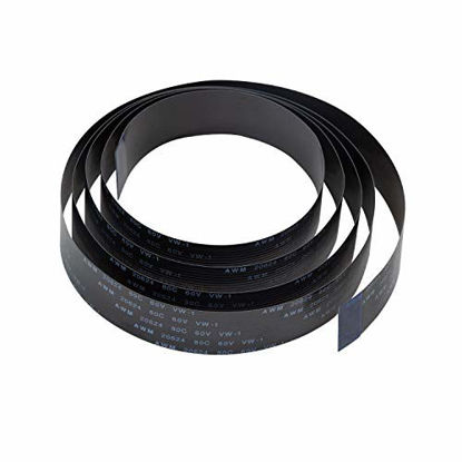 Picture of Pi Camera Cable, Arducam Octoprint Octopi Webcam, Monitor 3D Printer, 3.28FT/100CM Long Extension Flex Ribbon Cable for Raspberry Pi, Black