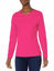 Picture of Hanes Women's Long Sleeve Tee, Sizzling Pink, Medium