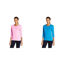 Picture of Hanes 2 Pack Long Sleeve Tee, Pink Swish/Deep Dive, X-Large/X-Large