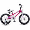 Picture of RoyalBaby Kids Bike Boys Girls Freestyle BMX Bicycle with Training Wheels Gifts for Children Bikes 14 Inch Fuchsia