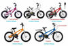 Picture of RoyalBaby Kids Bike Boys Girls Freestyle BMX Bicycle with Training Wheels Gifts for Children Bikes 14 Inch Fuchsia