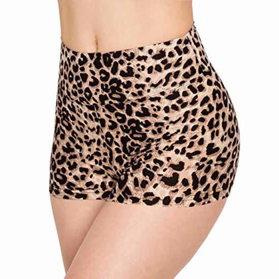 Leopard on sale yoga shorts