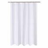 Picture of N&Y HOME Fabric Shower Curtain Liner 54 x 72 inches Bath Stall Size, Hotel Quality, Washable, Water Repellent, White Bathroom Curtains with Grommets, 54x72