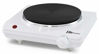 Picture of Elite Gourmet Countertop Electric Hot Burner, Temperature Controls, Power Indicator Lights, Easy to Clean, Single, White