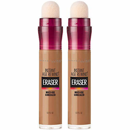 Picture of Maybelline Instant Age Rewind Eraser Dark Circles Treatment Multi-Use Concealer, Warm Olive, 0.2 Fl Oz (Pack of 2) (Packaging May Vary)