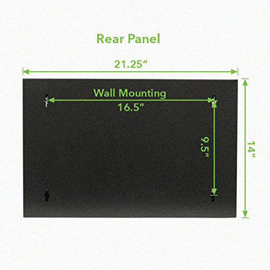 GetUSCart- NavePoint 6U Basic IT Wall Mount Network Server Data Cabinet ...