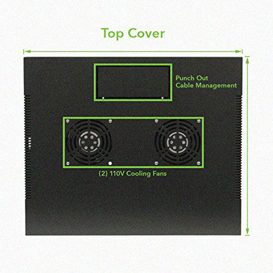 GetUSCart- NavePoint 6U Basic IT Wall Mount Network Server Data Cabinet ...
