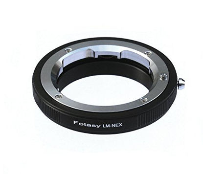 Picture of Fotasy Pro Leica M Lens to Sony E-Mount Adapter, Leica M to E-Mount, Leica M Adapter to E Mount, fits Sony NEX-5T NEX-6 NEX-7 a3000 a3500 a5000 a5100 a6000 a6100 a6300 a6400 a6400 a6500 a6600