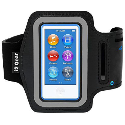 Picture of i2 Gear Adjustable Armband Compatible with iPod Nano 8th and 7th Generation Devices (Black)