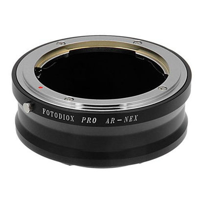 Picture of Fotodiox Pro Lens Mount Adapter, Konica AR Lens to Sony NEX (E-Mount) Camera Body, for NEX-3, NEX-3N, NEX-5, NEX-5R, NEX-6 NEX-7