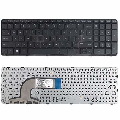 Picture of TLBTEK Replacement Keyboard with Frame Compatib HP Pavilio 15-d 15-f 15-g 15-r 15-e 15-f387wm 15-d035dx 15-f233wm 15-f272wm 15-f010wm 15-n290nr 15-e 15-f222wm 15-f271wm US Layout