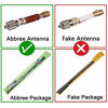 Picture of 42.5-Inch Length ABBREE SMA-Female Dual Band 144/430Mhz Foldable CS Tactical Antenna for Baofeng UV-5R UV-82 BF-F8HP Ham Two Way Radio