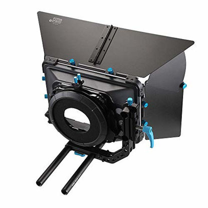 Picture of Foto4easy DP3000 Swing Away Matte Box for Follow Focus 15mm Rail Rod Rig Nikon Canon Sony DSLR Cameras
