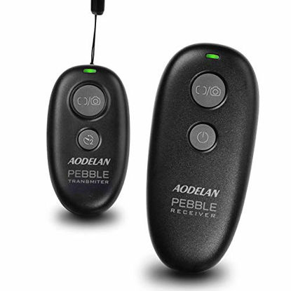 Picture of AODELAN Wireless Shutter Release for Olympus OM-D E-M10 Mark II, Pen E-PL8, Pen-F and for Panasonic Lumix DMC-G7, G85, GH4, Replaces RM-UC1 and DMW-RSL1