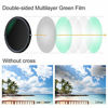 Picture of K&F Concept 55mm Variable Fader ND2-ND32 ND Filter and CPL Circular Polarizing Filter 2 in 1 for Camera Lens No X Spot Weather Sealed