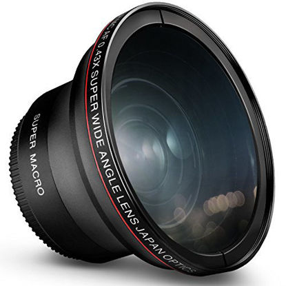 Picture of 52MM 0.43x Altura Photo Professional HD Wide Angle Lens (w/Macro Portion) for Nikon D7100 D7000 D5500 D5300 D5200 D5100 D3300 D3200 D3100 D3000 DSLR Cameras