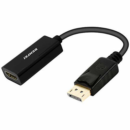 Picture of DisplayPort to HDMI, Benfei Gold-Plated DP Display Port to HDMI Adapter (Male to Female) Compatible for Lenovo Dell HP and Other Brand