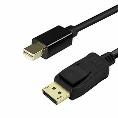 Picture of Mini DisplayPort to DisplayPort Cable, BENFEI Mini DP(Thunderbolt Compatible) to DP 6 Feet Cable (Male to Male) Gold-Plated Cord, Supports Supports 4K@60Hz, 2K@144Hz