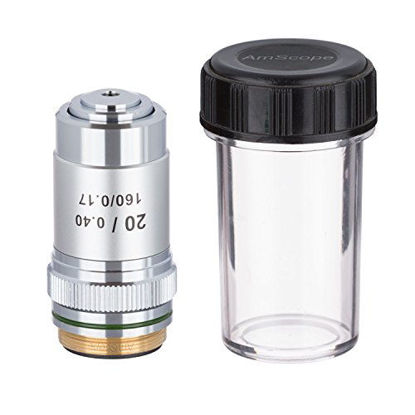 Picture of AmScope A20X 20X Achromatic Microscope Objective