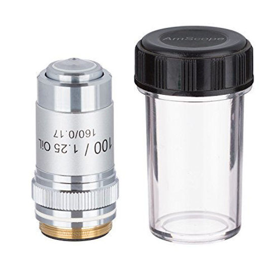 Picture of AmScope A100X 100X (Oil) Achromatic Microscope Objective
