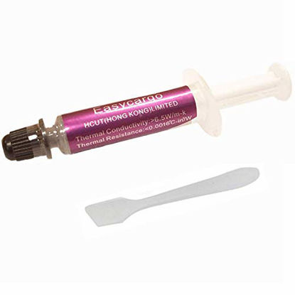 Picture of Easycargo 6.5 W/m-k Thermal Paste Kit, High Performance Thermal Grease Compound for Heatsink Interface Computer Processor CPU GPU (1-Pack)