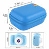 Picture of Case for OMZER/OMWay/Veroyi/RegeMoudal/Hachi's Choice/JLtech Kids Camera Gifts for 4-8 Year Old Girls. Shockproof Storage Box fits for Toys Cameras,USB Cable and microSD Card.(Case Only) (Blue)