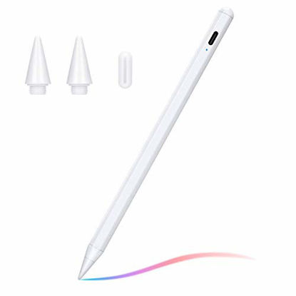 Picture of Stylus Pen Compatible with (2018-2020) Apple iPad, iPad Pencil with No Lag, High Precision, Tilt, Palm Rejection, for iPad 6th, iPad Mini 5th, iPad Air 3rd Gen, iPad Pro (11/12.9")