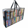 Picture of Evelots VHS Storage Bag-Movie/Video Organizer-Handles-100 Total-No Dust-Set/2
