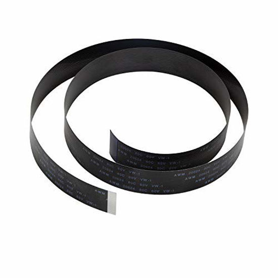 Picture of Pi Camera Cable, Arducam Octoprint Octopi Webcam, Monitor 3D Printer, 2FT/60CM Long Extension Flex Ribbon Cable for Raspberry Pi, Black