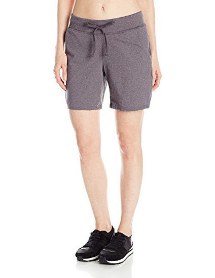Picture of Hanes Women's Jersey Short, Charcoal Heather, Medium