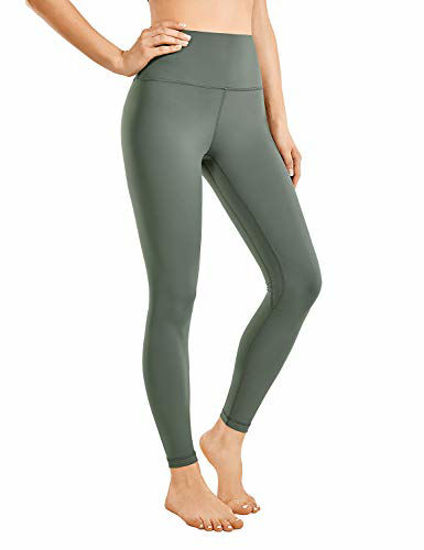 GetUSCart- CRZ YOGA Women's Naked Feeling I 7/8 High Waisted Yoga Pants  Workout Leggings - 25 Inches Grey Sage X-Small