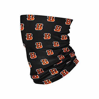 Picture of Cincinnati Bengals NFL Mini Print Logo Gaiter Scarf