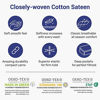 Picture of Luxury 400-Thread-Count 100% Pure Natural Cotton Sheet Sets - 4-Piece Ivory Color Full Size Sheet Set Long-Staple Premium Cotton Yarns Hotel Quality Fits Mattress 16'' Deep Pocket
